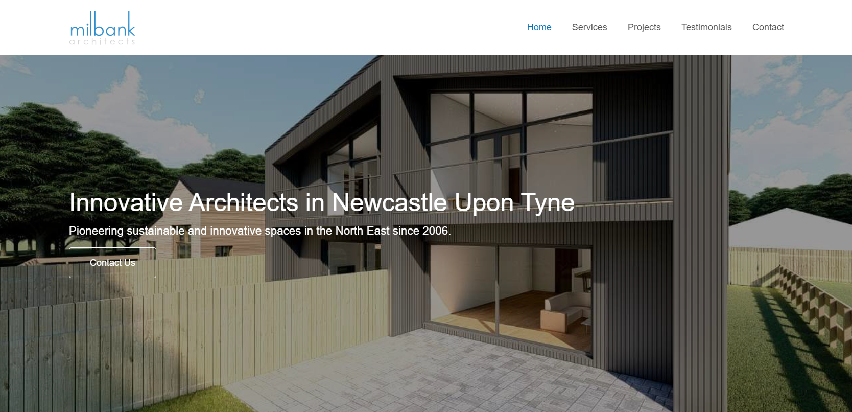 Milbank Architects Homepage